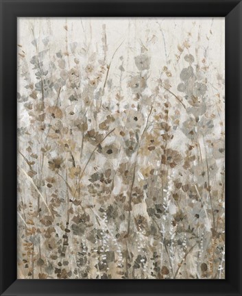 Framed Early Fall Flowers I Print
