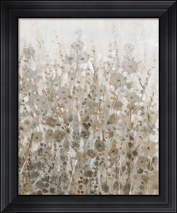 Framed Early Fall Flowers II Print