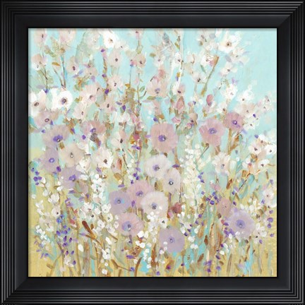 Framed Mixed Flowers I Print