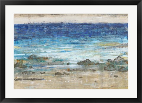 Framed Rocky Shoreline II Print