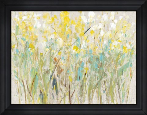 Framed Floral Cluster I Print