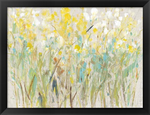Framed Floral Cluster I Print