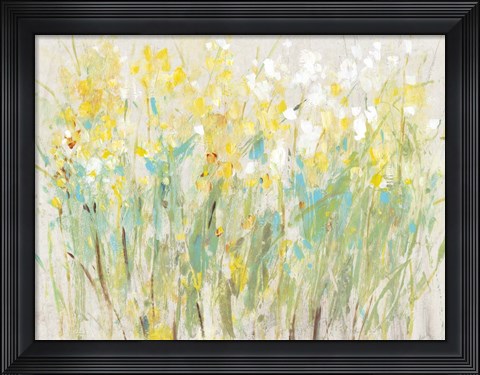 Framed Floral Cluster II Print