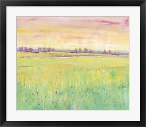 Framed Spring Pasture I Print