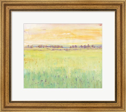 Framed Spring Pasture II Print