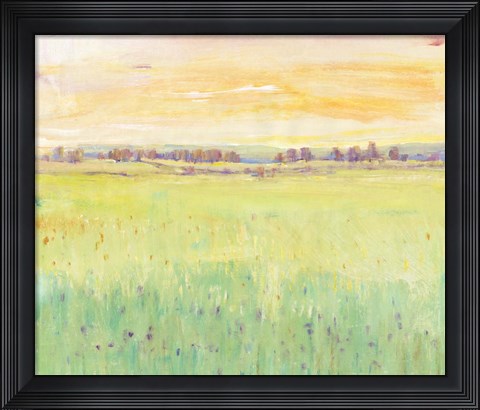 Framed Spring Pasture II Print