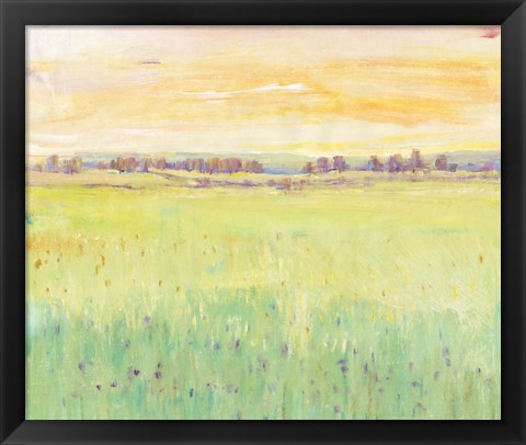 Framed Spring Pasture II Print