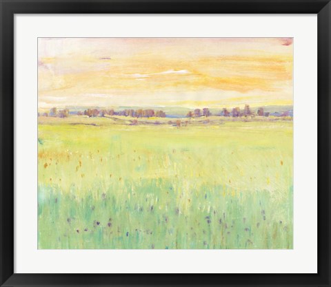 Framed Spring Pasture II Print