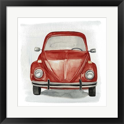 Framed Classic Autos I Print