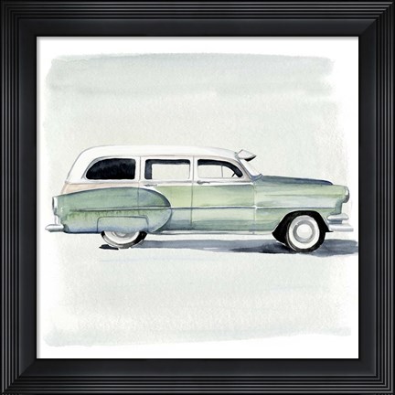Framed Classic Autos III Print
