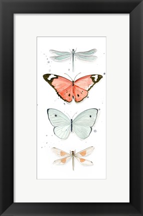 Framed Summer Butterflies I Print