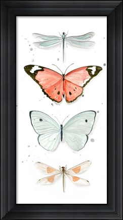 Framed Summer Butterflies I Print