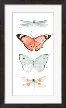 Framed Summer Butterflies I Print