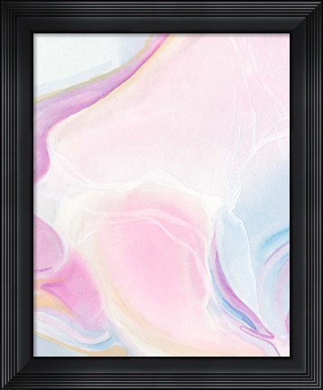 Framed Marbled Prism I Print