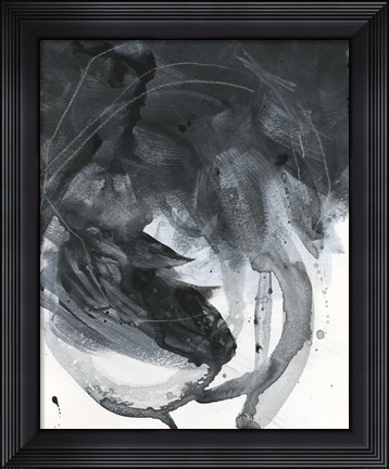 Framed Broken Abstract I Print