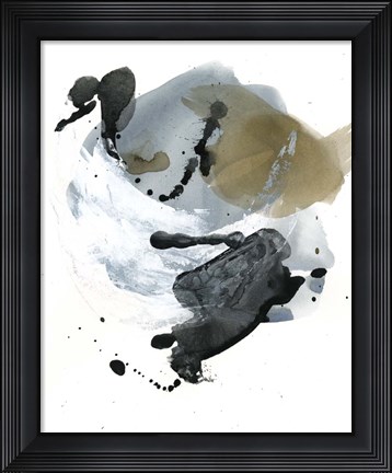Framed Raku Abstract I Print