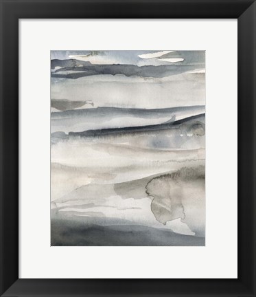 Framed Foggy Horizon II Print