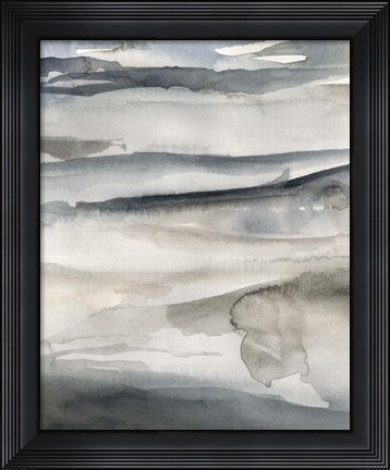 Framed Foggy Horizon II Print