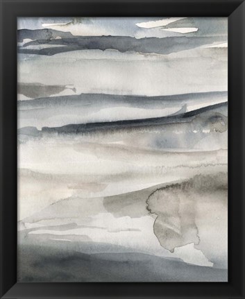 Framed Foggy Horizon II Print