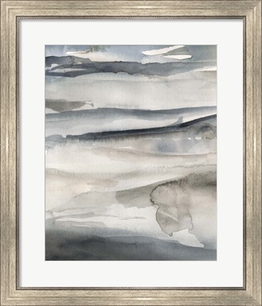 Framed Foggy Horizon II Print