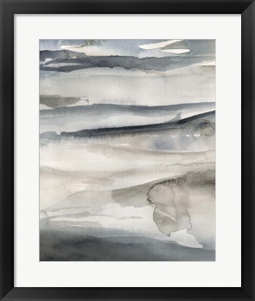 Framed Foggy Horizon II Print