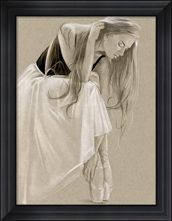 Framed Black Leotard I Print
