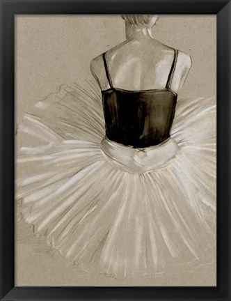 Framed Black Leotard II Print