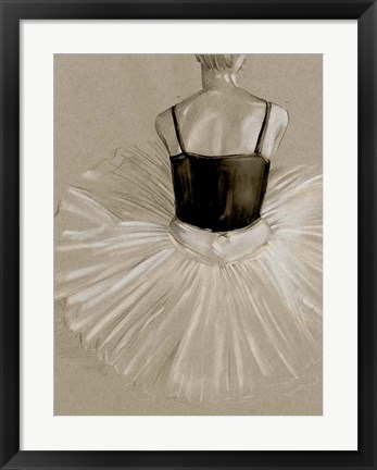 Framed Black Leotard II Print