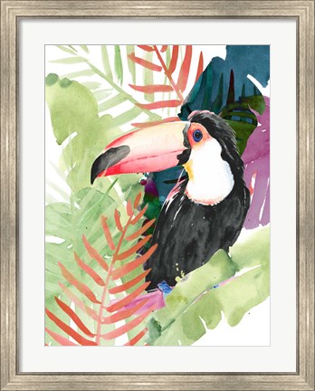 Framed Toucan Palms I Print