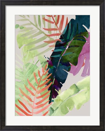 Framed Electric Palms II Print