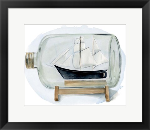 Framed Sail the Seas II Print