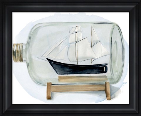 Framed Sail the Seas II Print