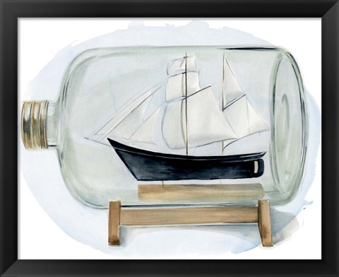 Framed Sail the Seas II Print