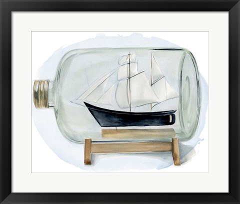 Framed Sail the Seas II Print