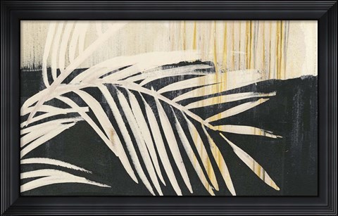 Framed Golden Raffia I Print