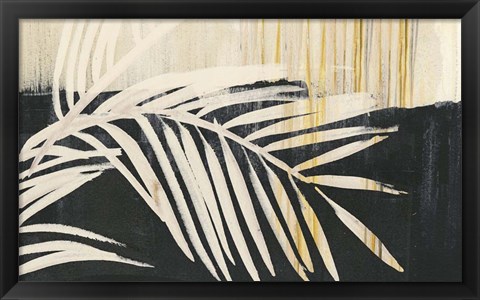 Framed Golden Raffia I Print