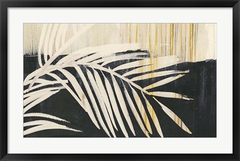 Framed Golden Raffia I Print