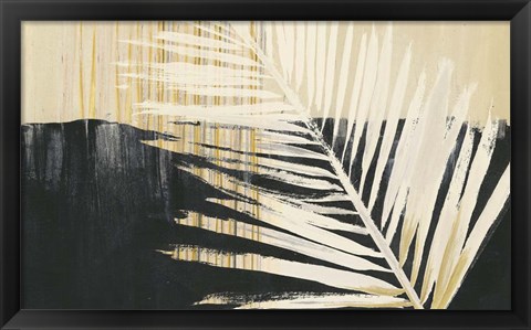 Framed Golden Raffia II Print