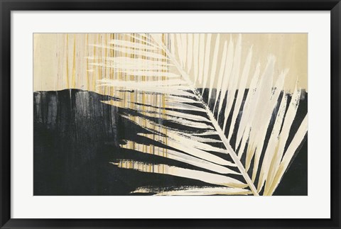 Framed Golden Raffia II Print