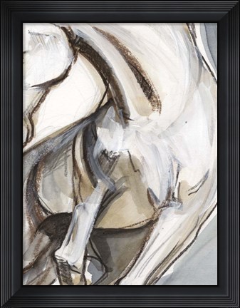 Framed Horse Abstraction II Print