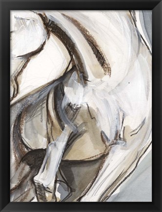Framed Horse Abstraction II Print