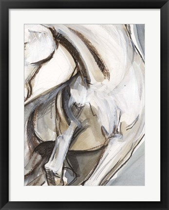 Framed Horse Abstraction II Print