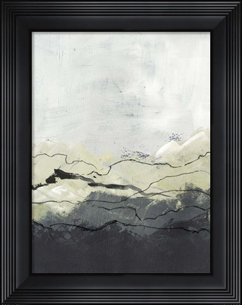 Framed Winter Mountains II Print
