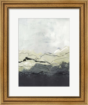 Framed Winter Mountains II Print