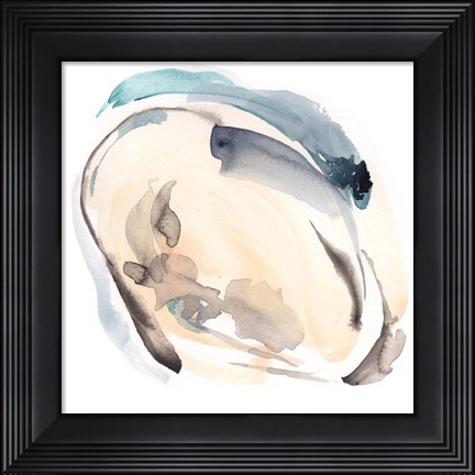 Framed Sandy Sea I Print