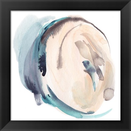 Framed Sandy Sea II Print