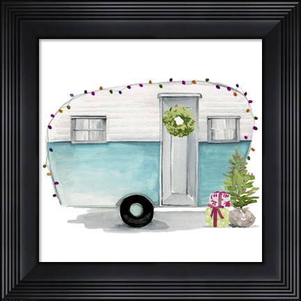 Framed Christmas Cars II Print