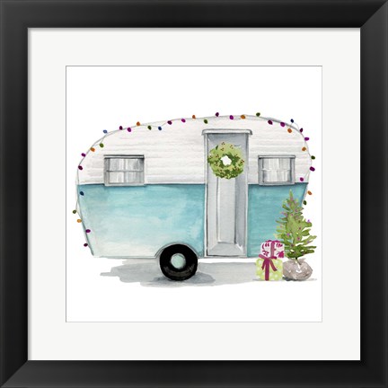 Framed Christmas Cars II Print