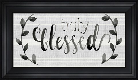 Framed Our Nest is Blessed II Print