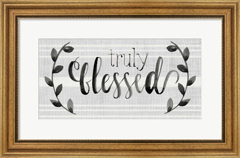 Framed Our Nest is Blessed II Print